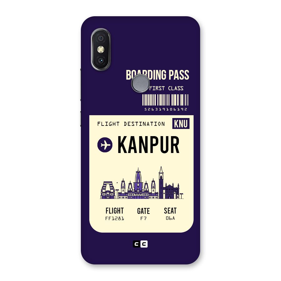 Kanpur Boarding Pass Back Case for Redmi Y2