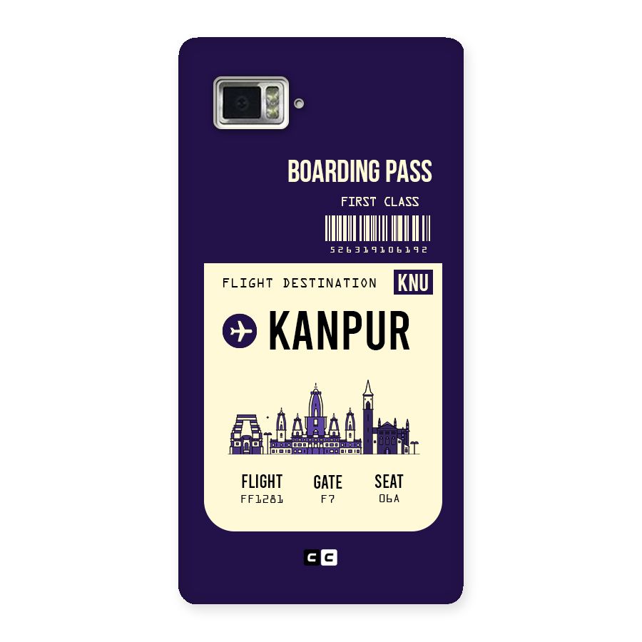 Kanpur Boarding Pass Back Case for Vibe Z2 Pro K920