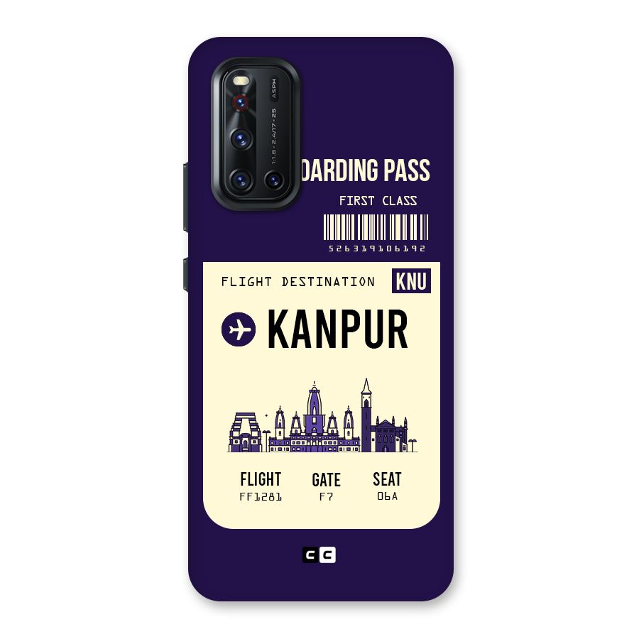 Kanpur Boarding Pass Back Case for Vivo V19