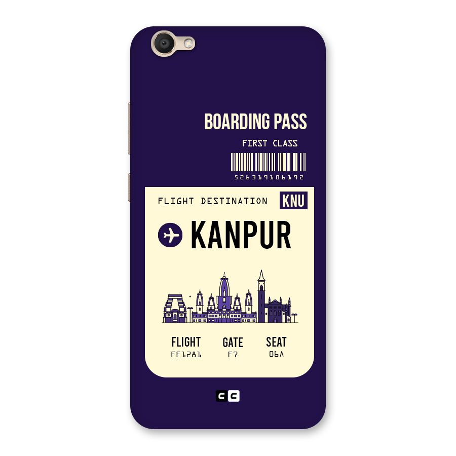 Kanpur Boarding Pass Back Case for Vivo V5