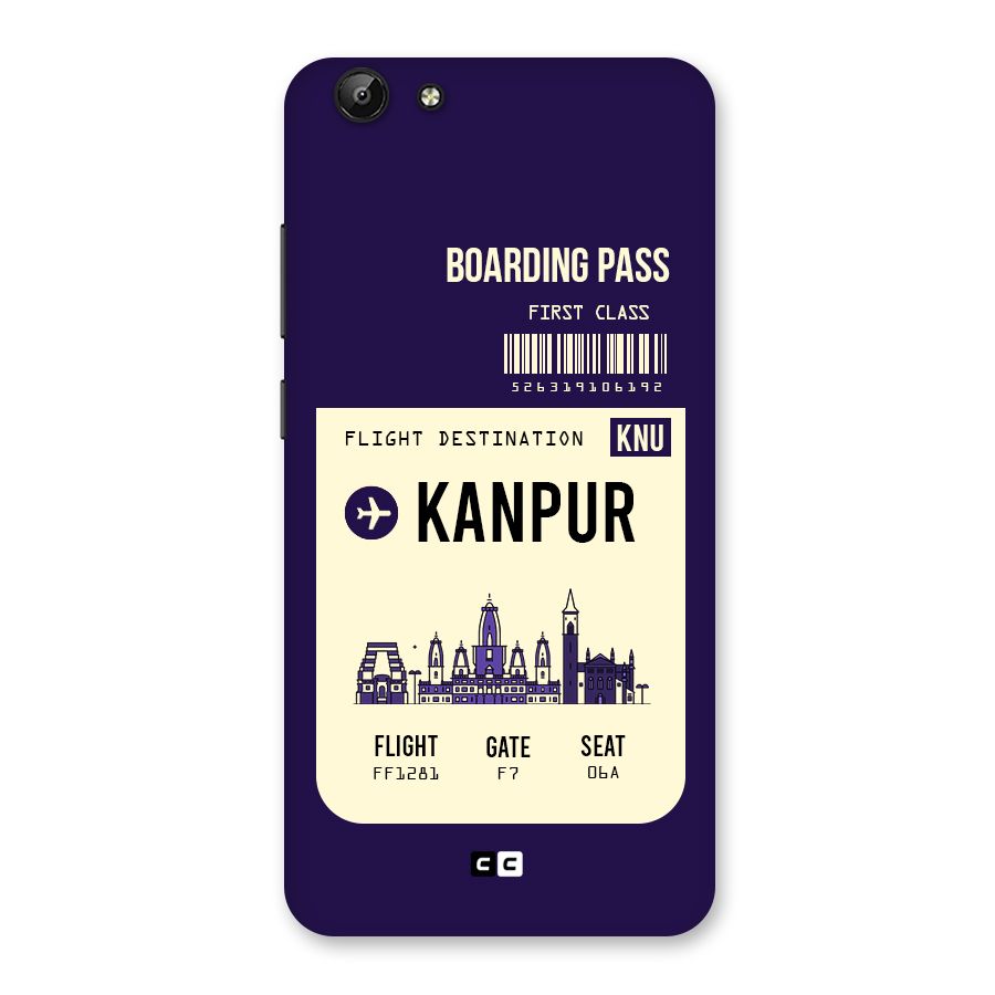 Kanpur Boarding Pass Back Case for Vivo Y69