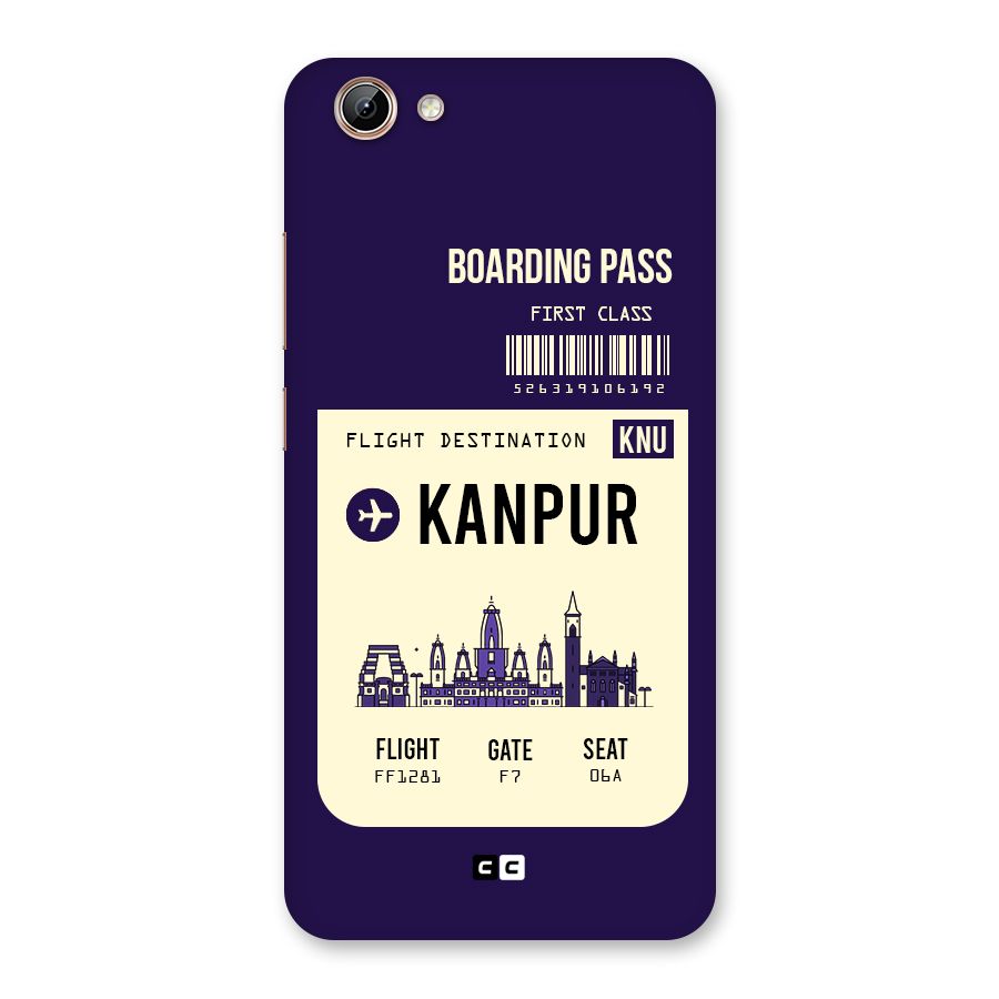 Kanpur Boarding Pass Back Case for Vivo Y71