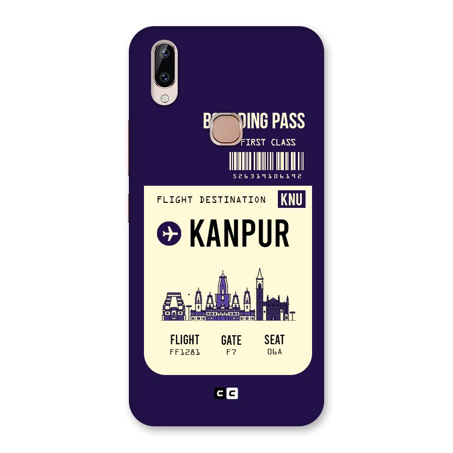 Kanpur Boarding Pass Back Case for Vivo Y83 Pro