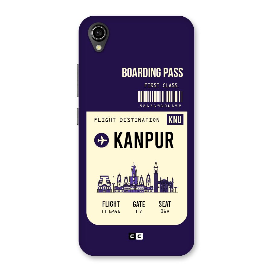 Kanpur Boarding Pass Back Case for Vivo Y91i