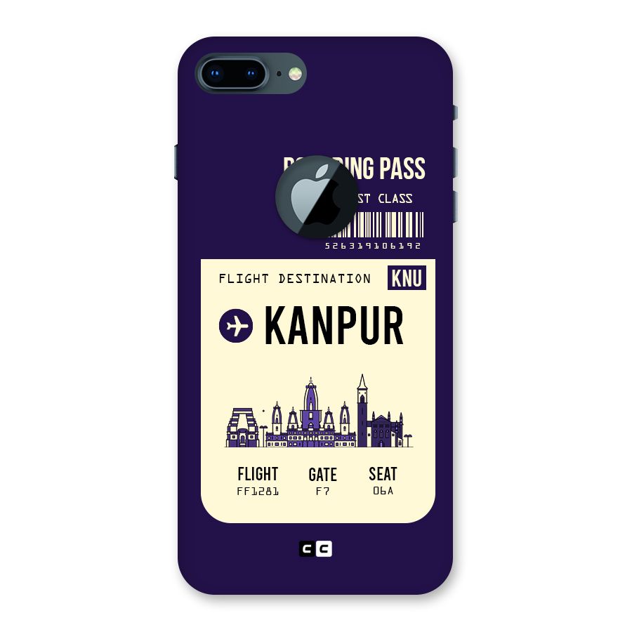 Kanpur Boarding Pass Back Case for iPhone 7 Plus Logo Cut