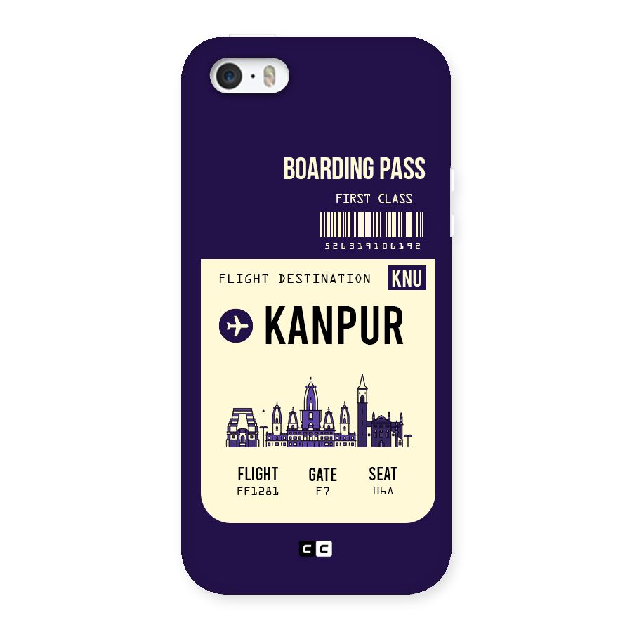 Kanpur Boarding Pass Back Case for iPhone SE