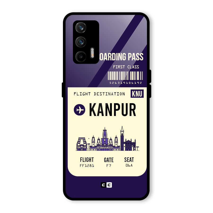 Kanpur Boarding Pass Glass Back Case for Realme GT 5G
