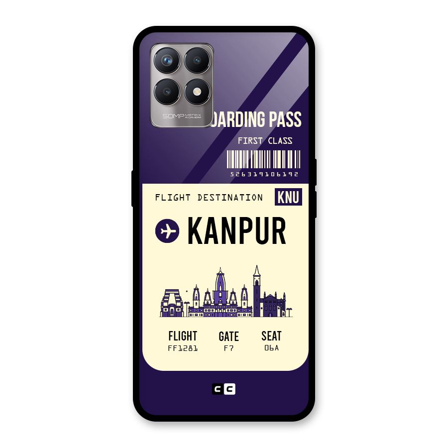 Kanpur Boarding Pass Glass Back Case for Realme Narzo 50