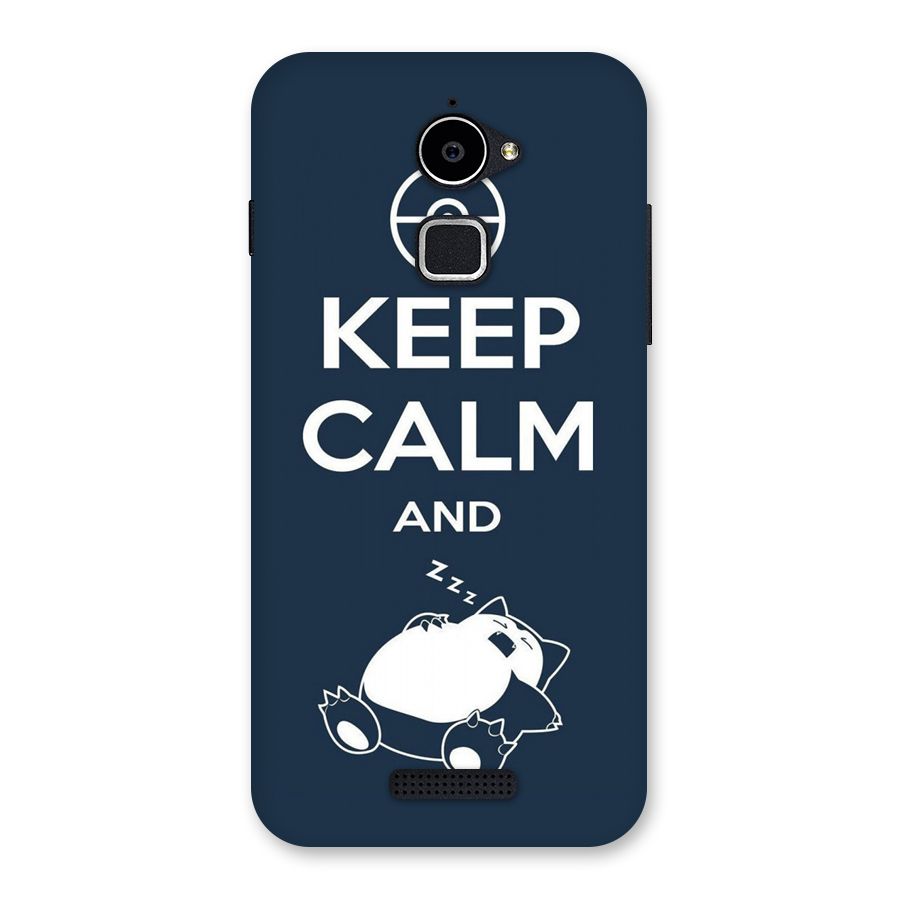 Keep Calm and Sleep Back Case for Coolpad Note 3 Lite