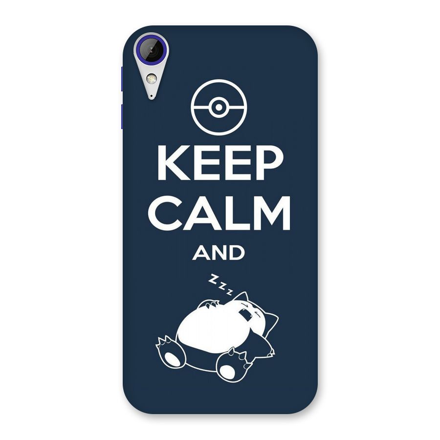 Keep Calm and Sleep Back Case for Desire 830