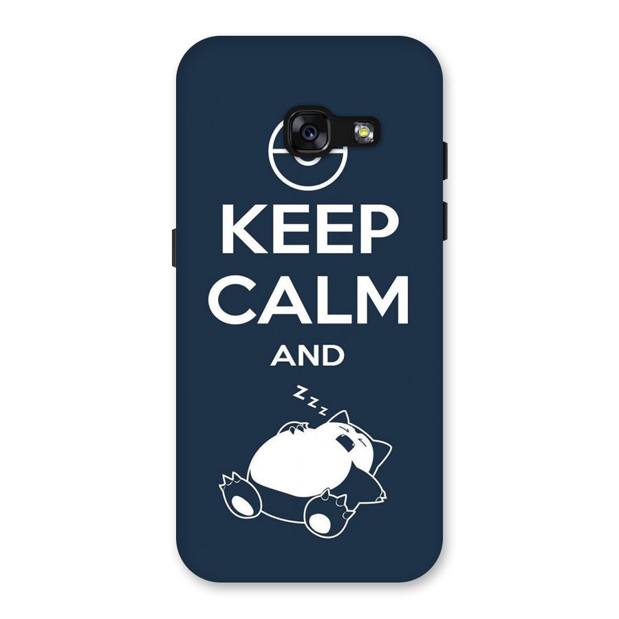 Keep Calm and Sleep Back Case for Galaxy A3 (2017)