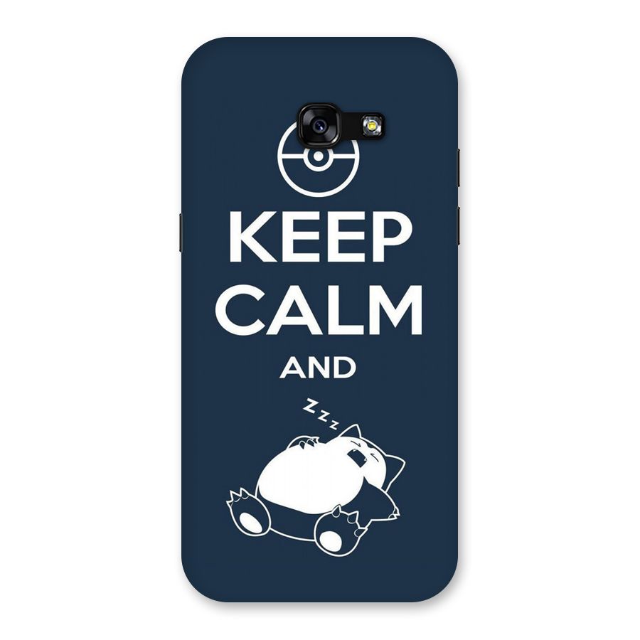 Keep Calm and Sleep Back Case for Galaxy A5 2017
