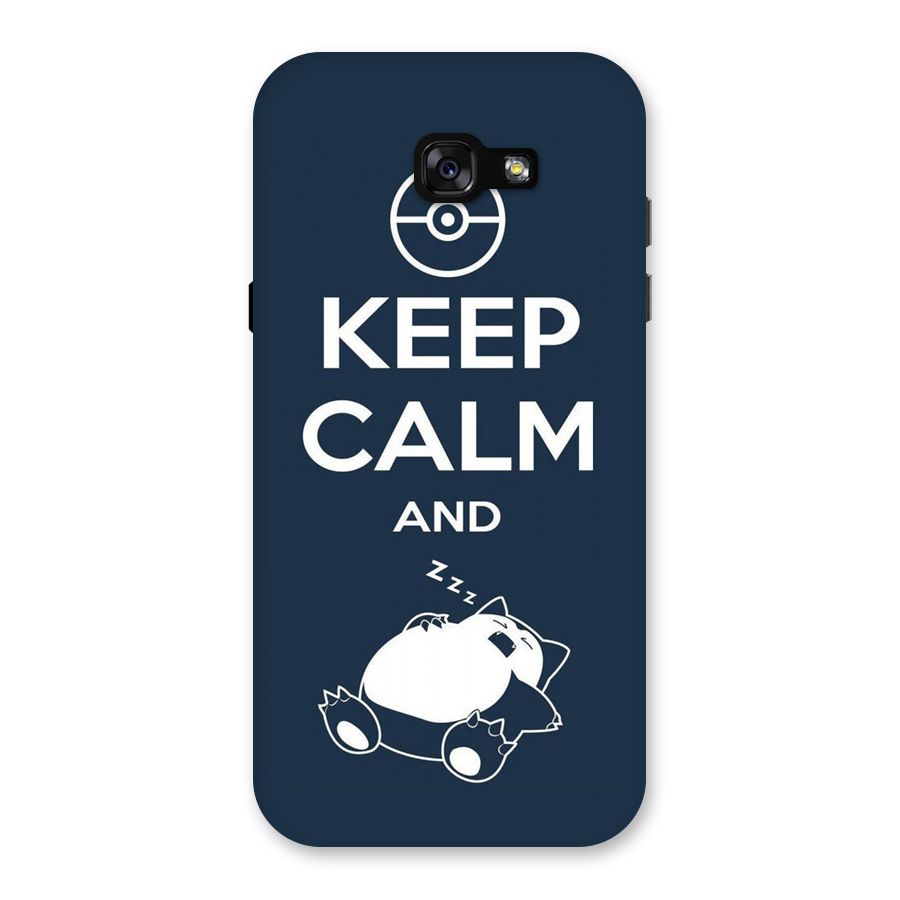 Keep Calm and Sleep Back Case for Galaxy A7 (2017)