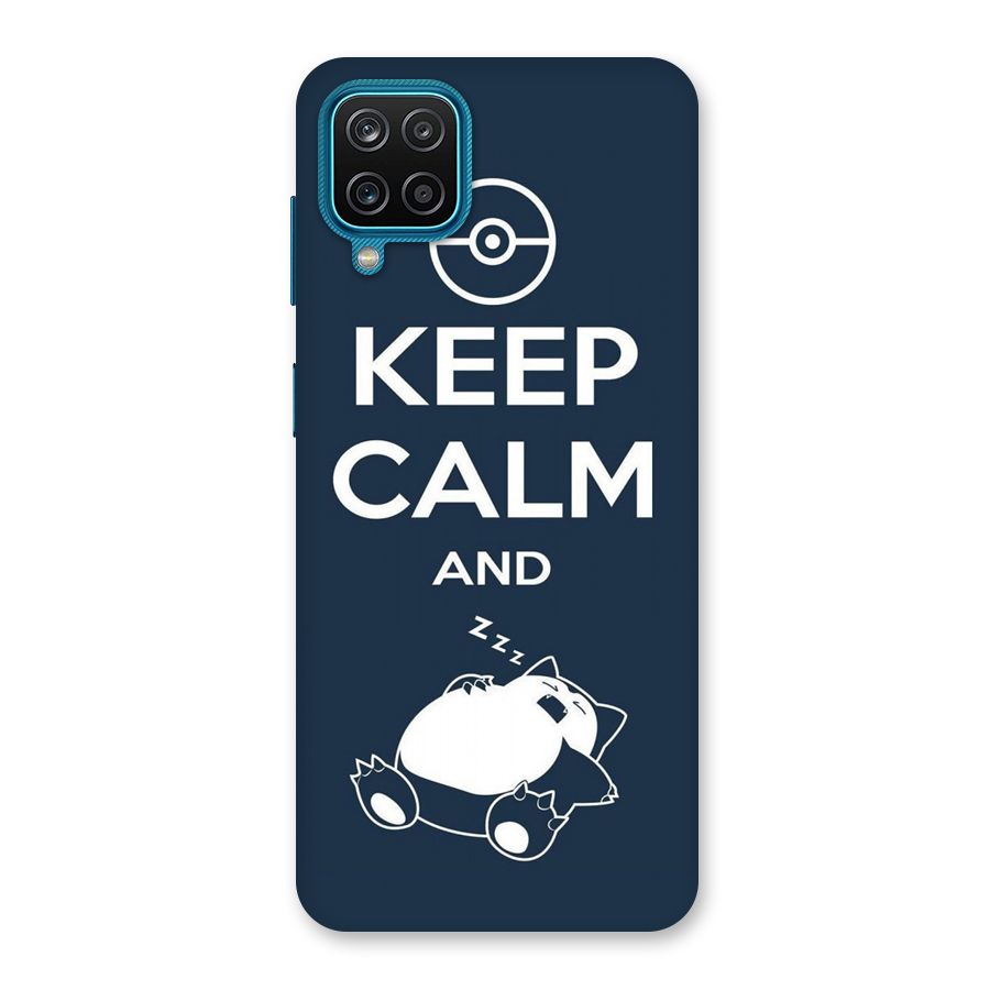 Keep Calm and Sleep Back Case for Galaxy F12