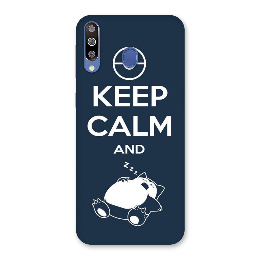 Keep Calm and Sleep Back Case for Galaxy M30