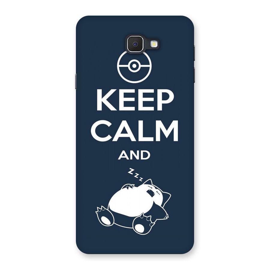 Keep Calm and Sleep Back Case for Galaxy On7 2016
