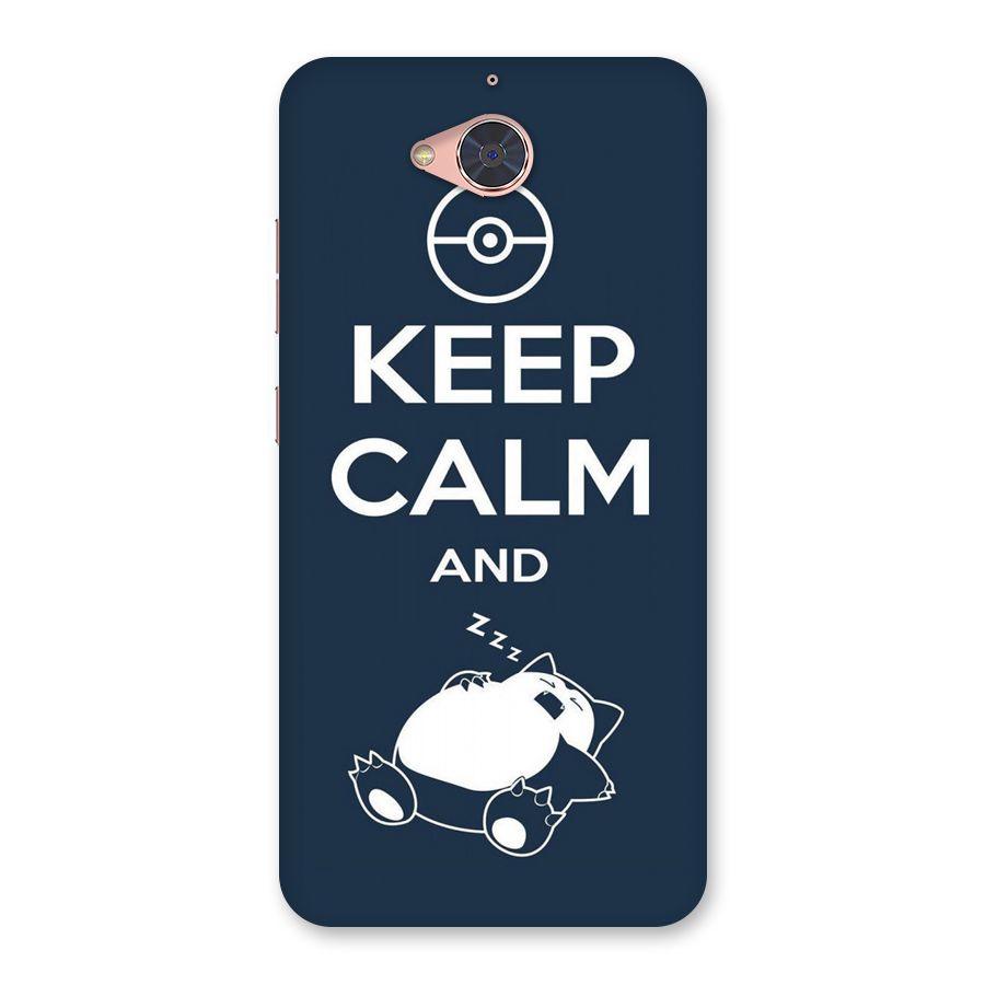 Keep Calm and Sleep Back Case for Gionee S6 Pro