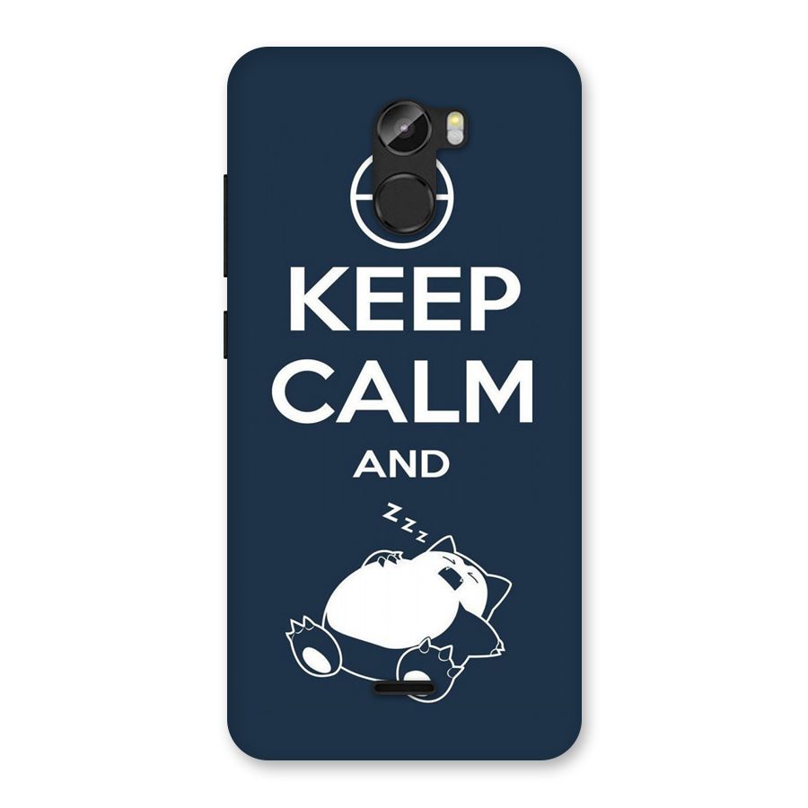 Keep Calm and Sleep Back Case for Gionee X1