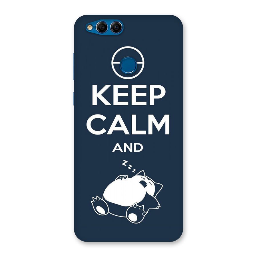 Keep Calm and Sleep Back Case for Honor 7X
