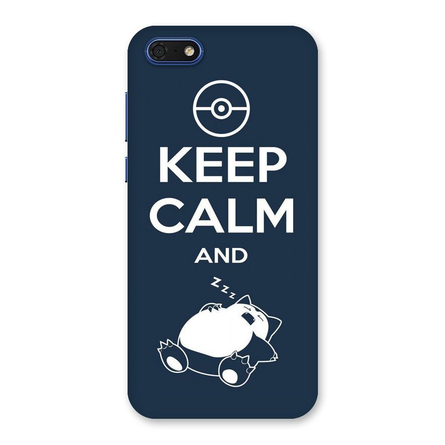 Keep Calm and Sleep Back Case for Honor 7s