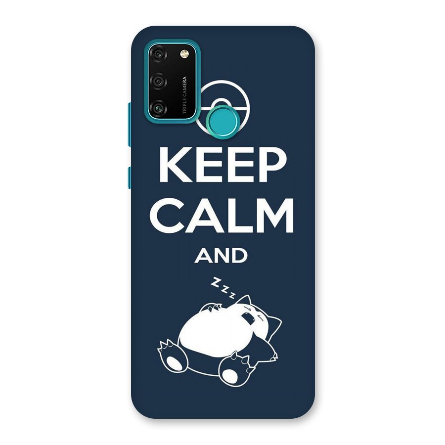 Keep Calm and Sleep Back Case for Honor 9A
