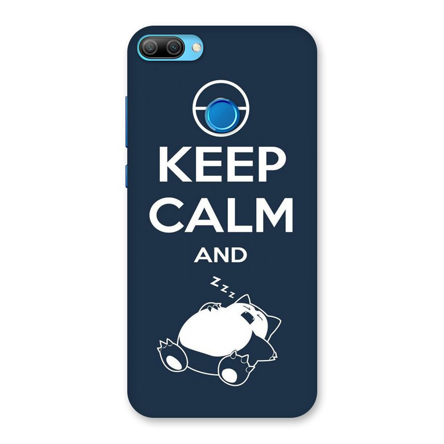Keep Calm and Sleep Back Case for Honor 9N