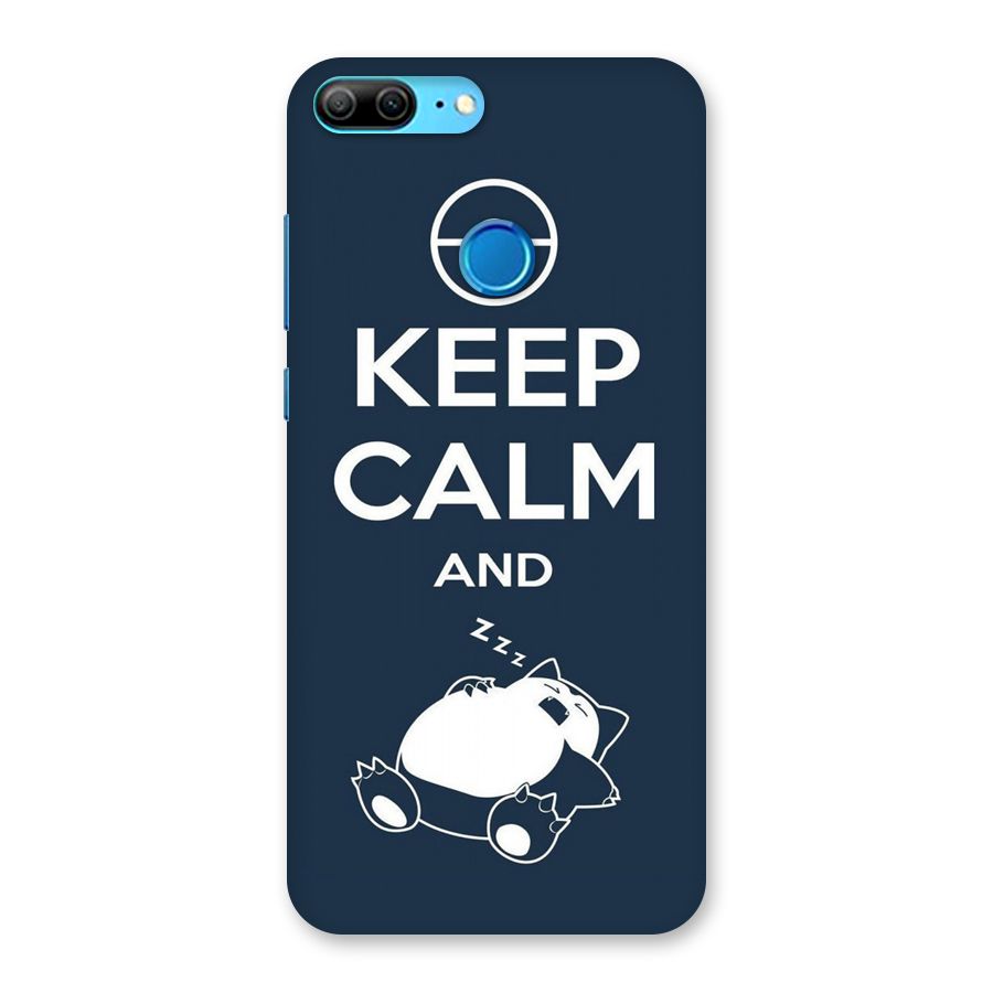 Keep Calm and Sleep Back Case for Honor 9 Lite