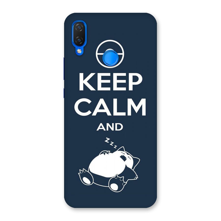 Keep Calm and Sleep Back Case for Huawei P Smart+