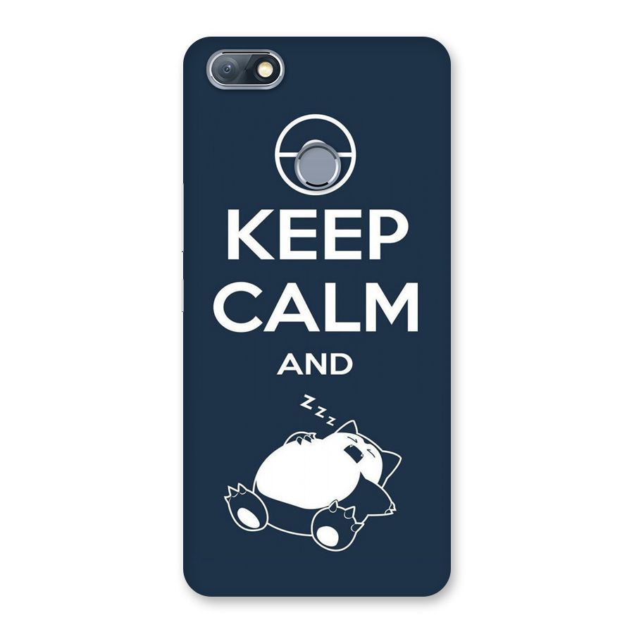 Keep Calm and Sleep Back Case for Infinix Note 5