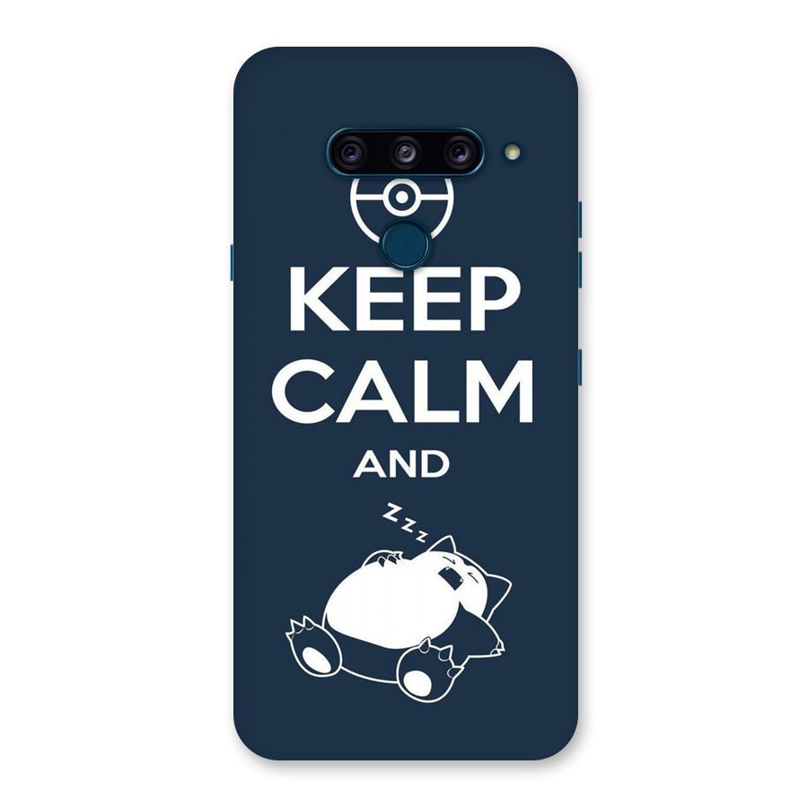 Keep Calm and Sleep Back Case for LG  V40 ThinQ