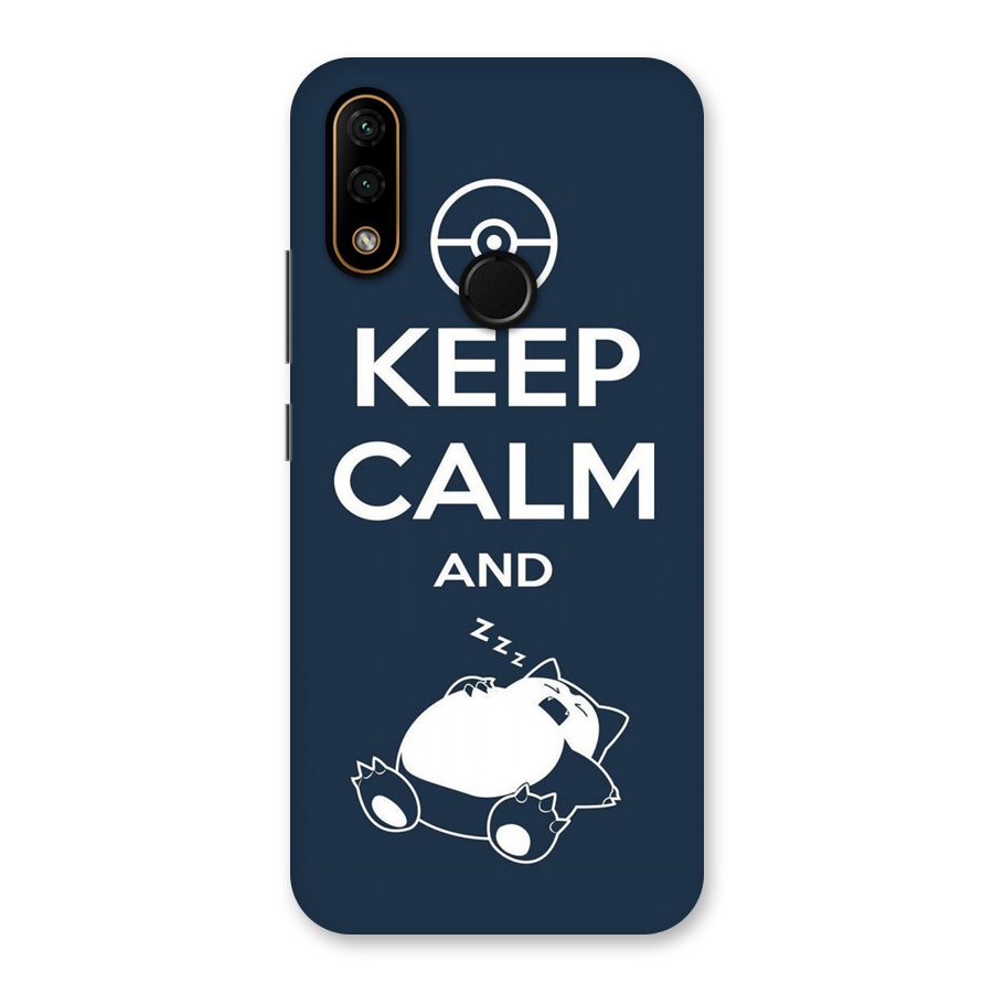 Keep Calm and Sleep Back Case for Lenovo A6 Note