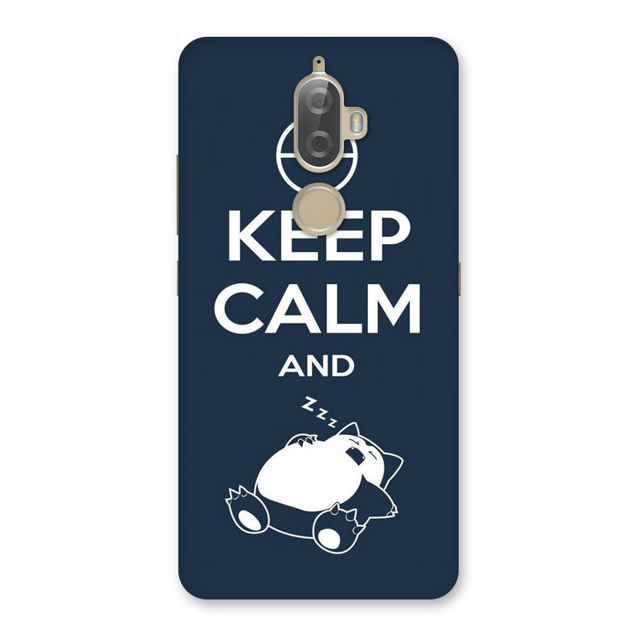Keep Calm and Sleep Back Case for Lenovo K8 Plus