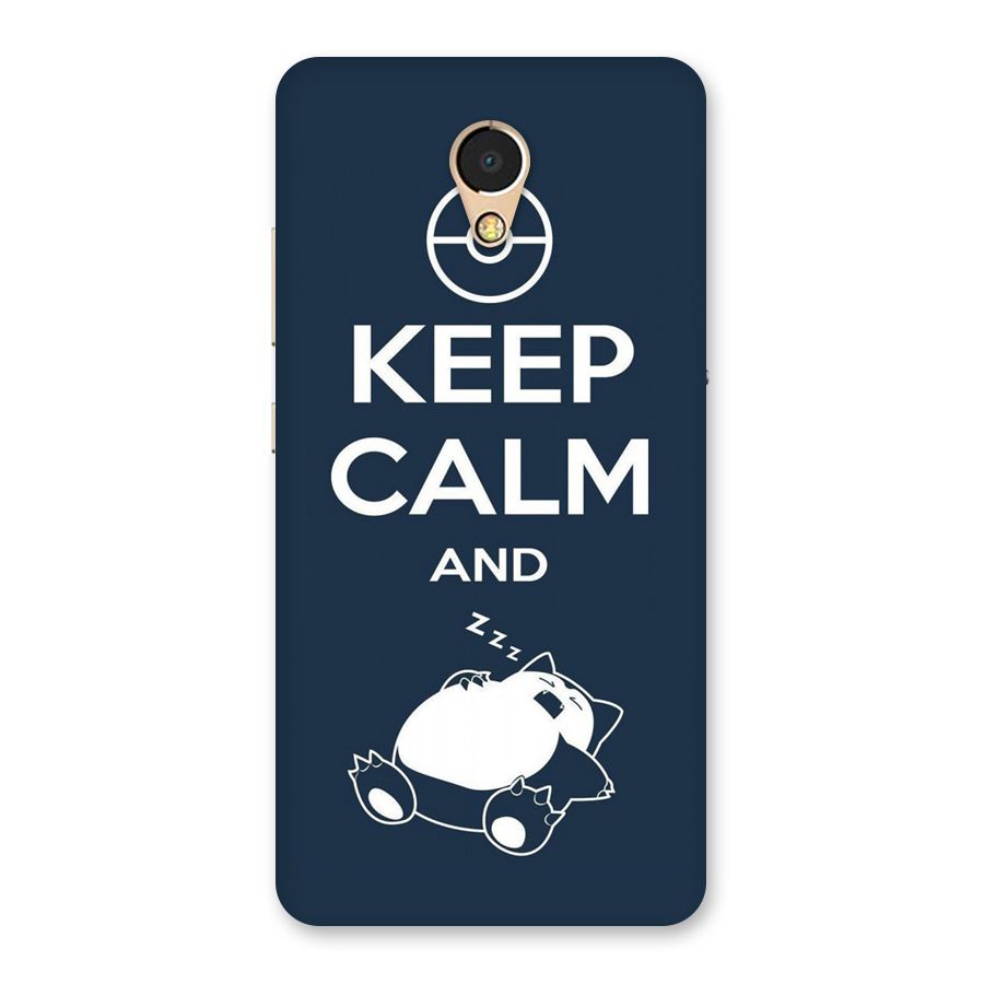 Keep Calm and Sleep Back Case for Lenovo P2