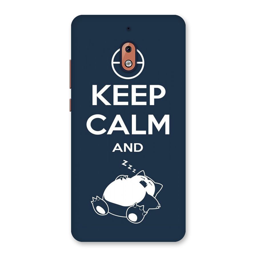 Keep Calm and Sleep Back Case for Nokia 2.1