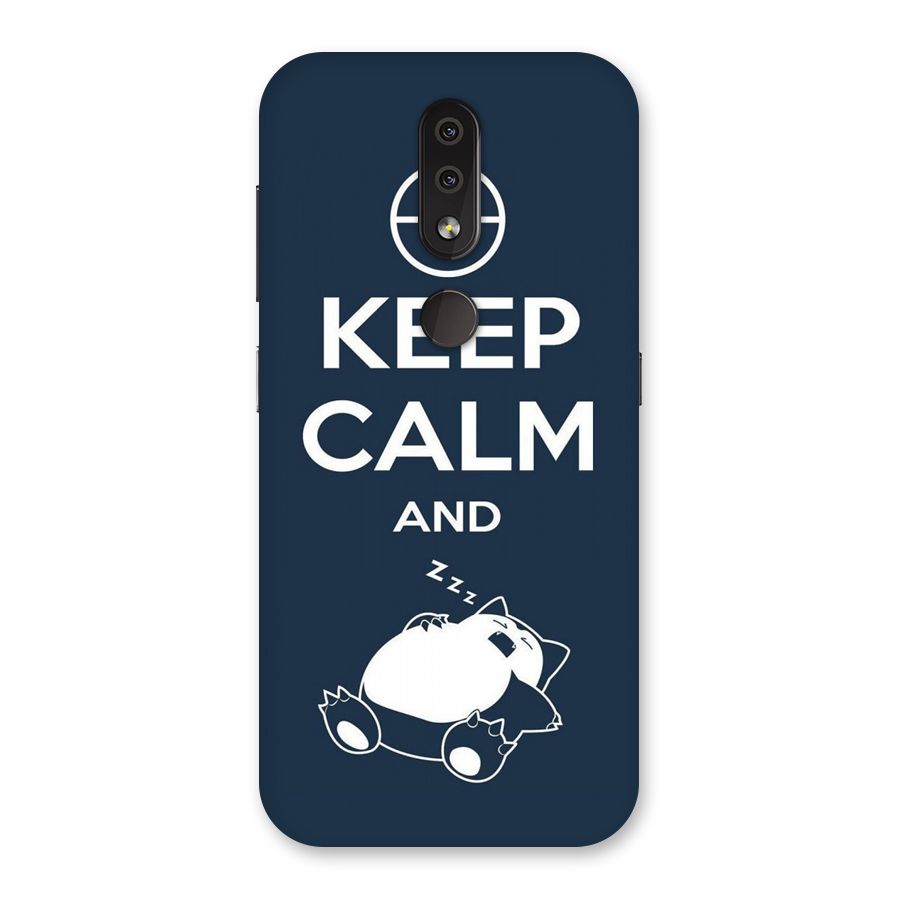Keep Calm and Sleep Back Case for Nokia 4.2