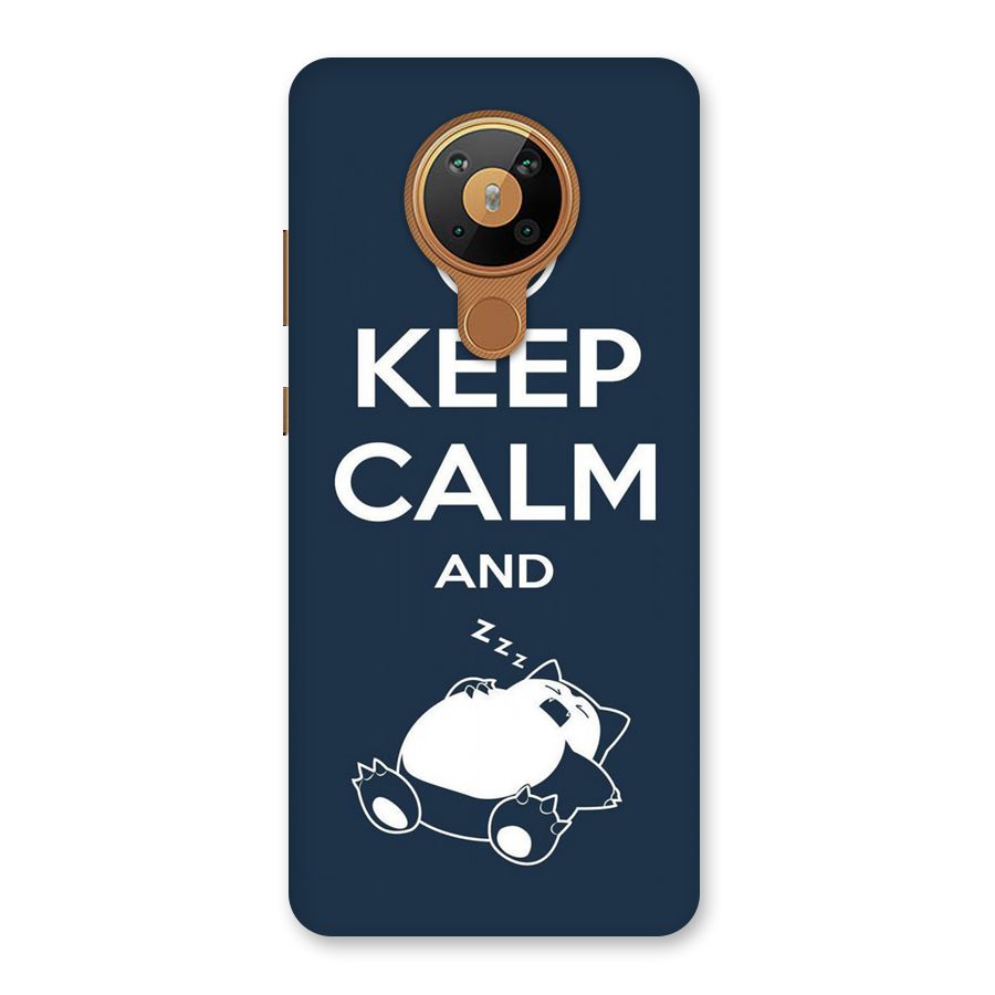 Keep Calm and Sleep Back Case for Nokia 5.3