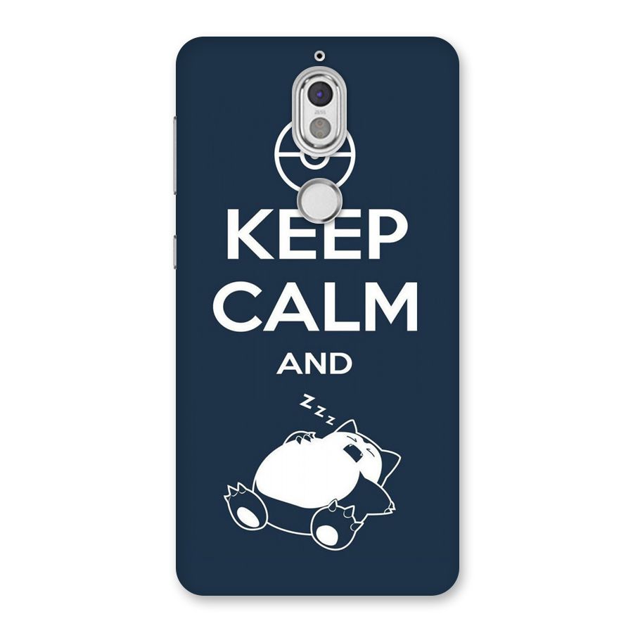 Keep Calm and Sleep Back Case for Nokia 7