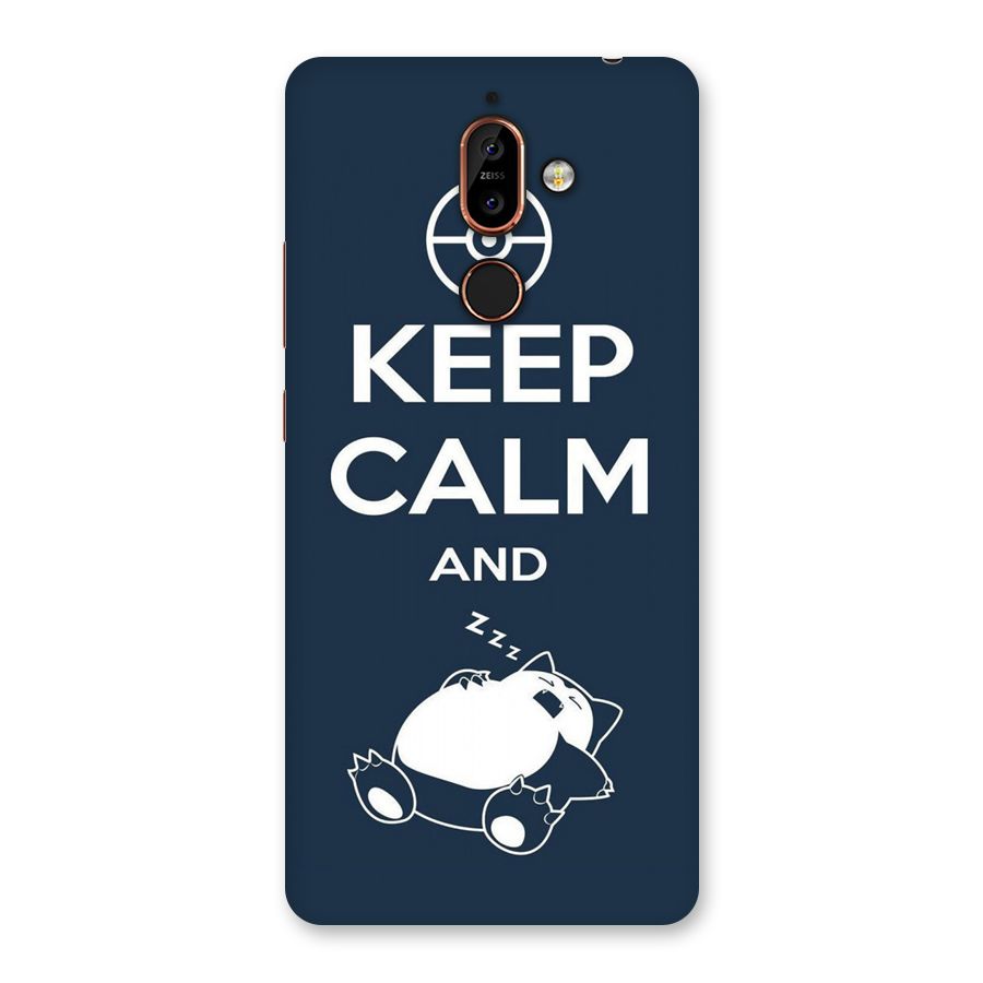 Keep Calm and Sleep Back Case for Nokia 7 Plus