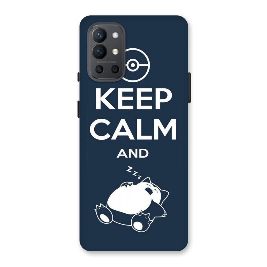 Keep Calm and Sleep Back Case for OnePlus 9R