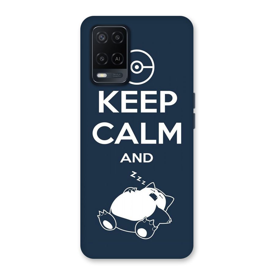 Keep Calm and Sleep Back Case for Oppo A54