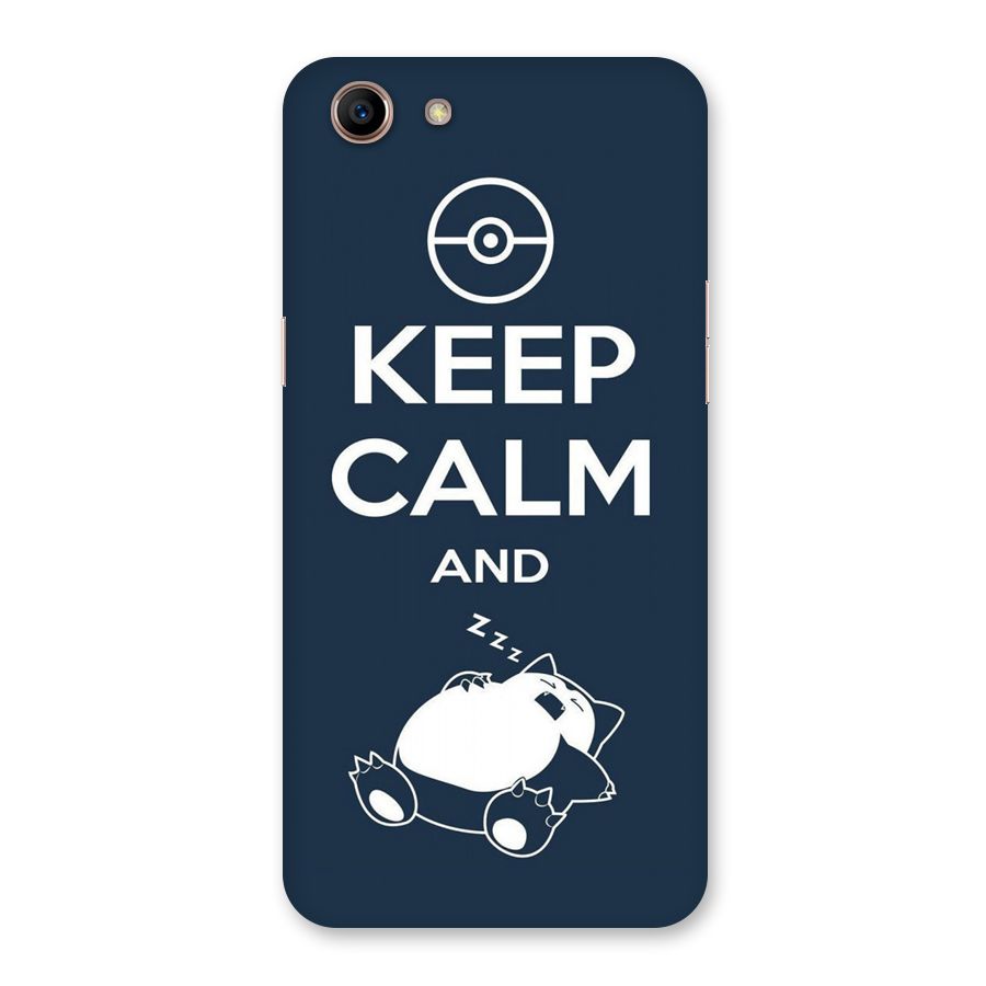 Keep Calm and Sleep Back Case for Oppo A83 (2018)