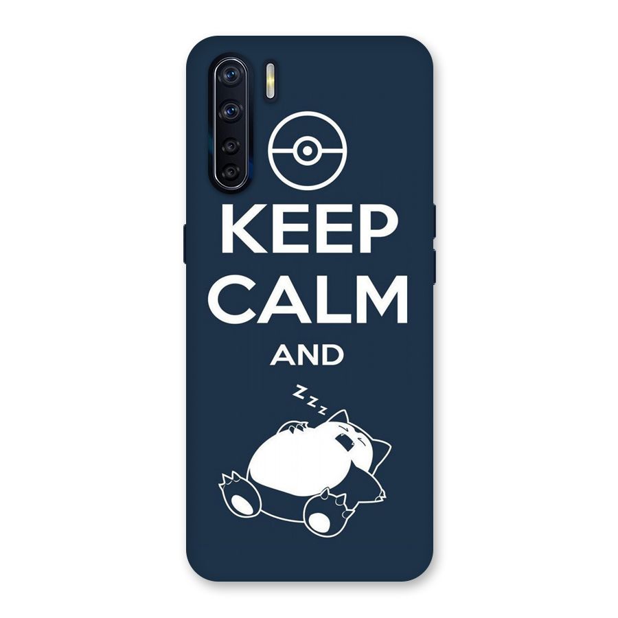 Keep Calm and Sleep Back Case for Oppo F15