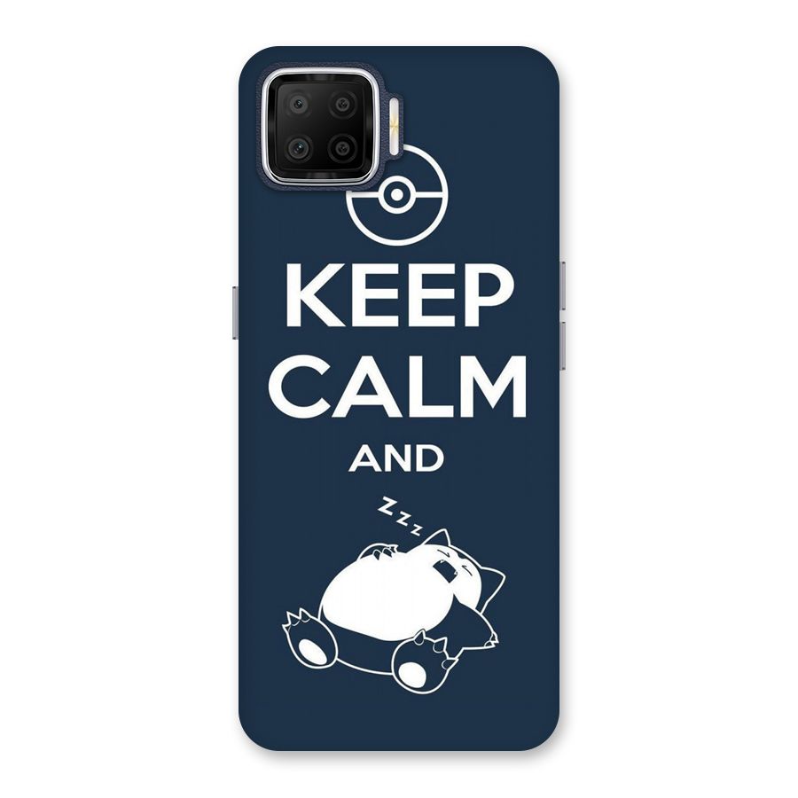 Keep Calm and Sleep Back Case for Oppo F17
