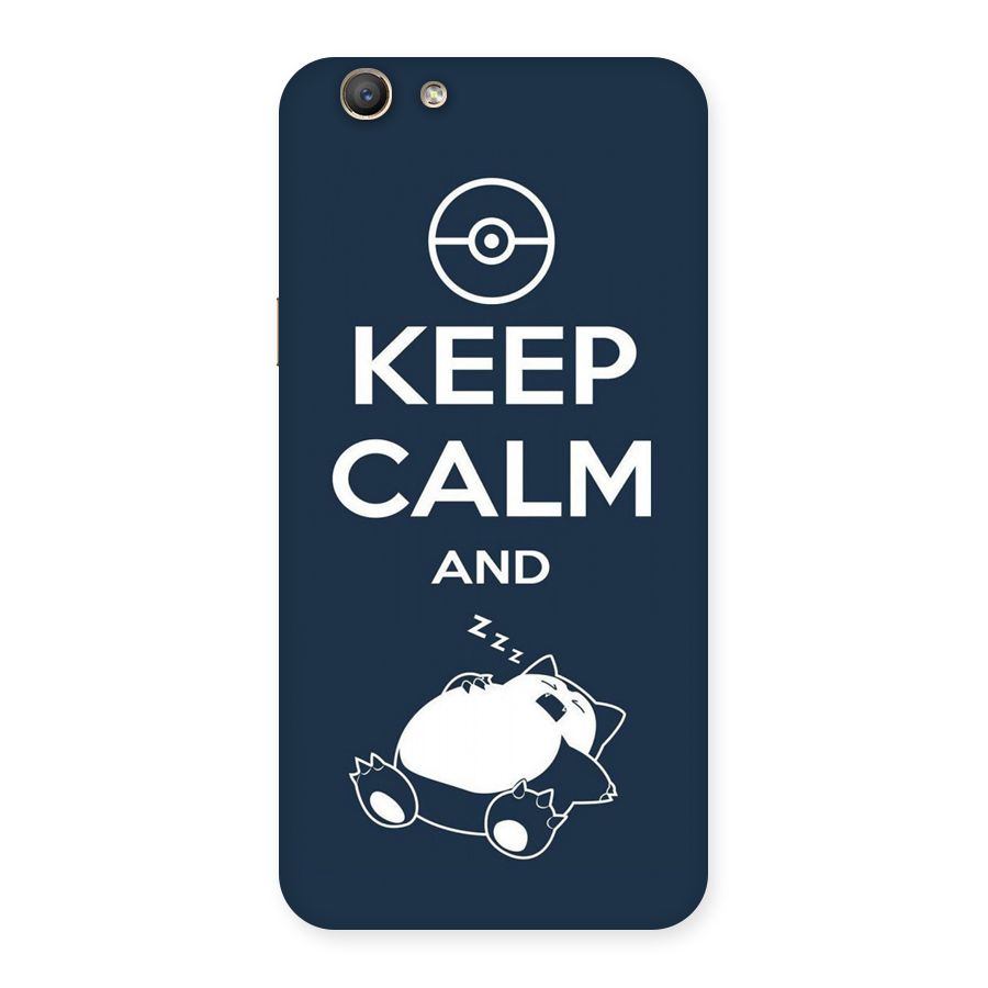 Keep Calm and Sleep Back Case for Oppo F1s
