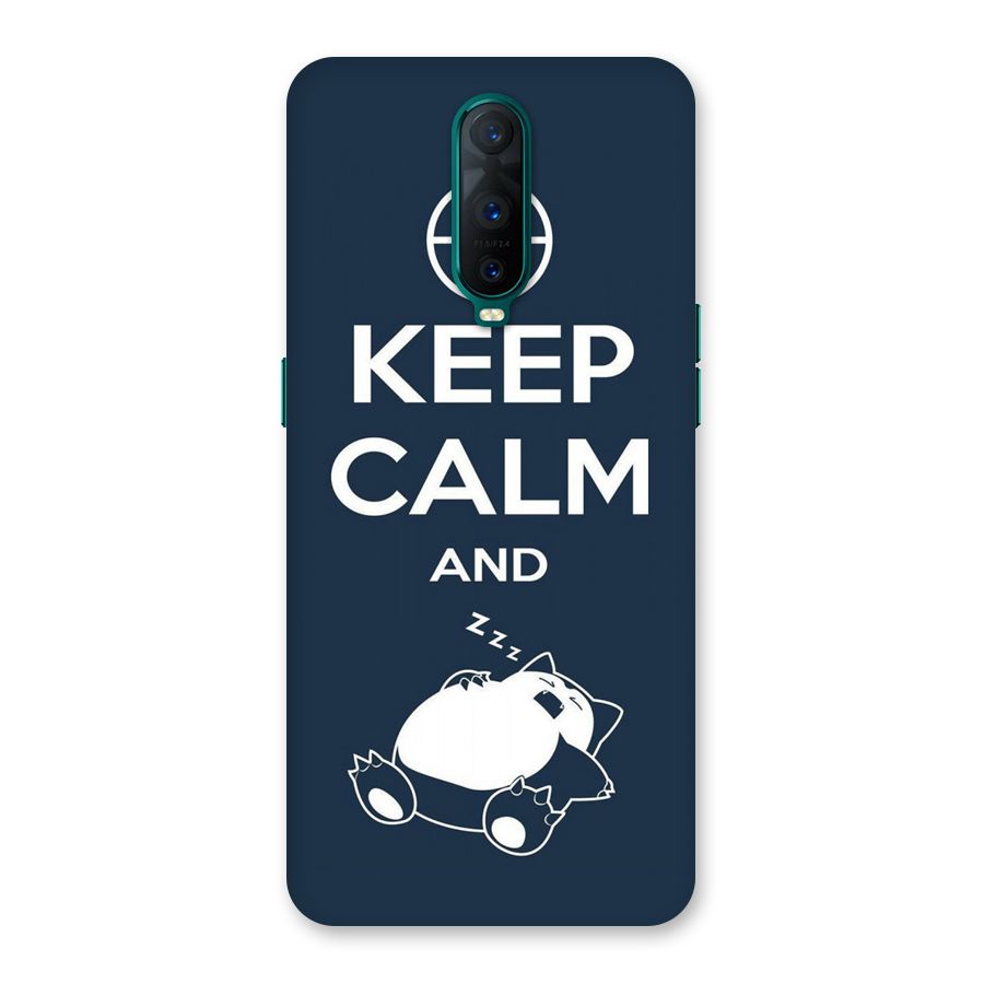 Keep Calm and Sleep Back Case for Oppo R17 Pro