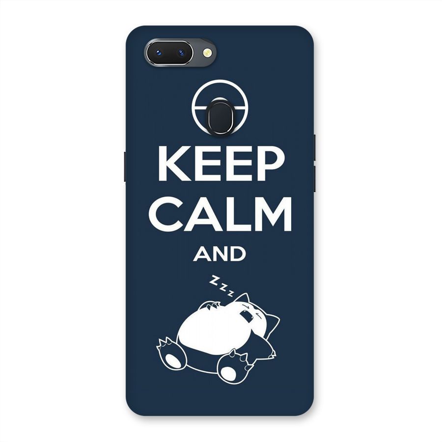 Keep Calm and Sleep Back Case for Oppo Realme 2