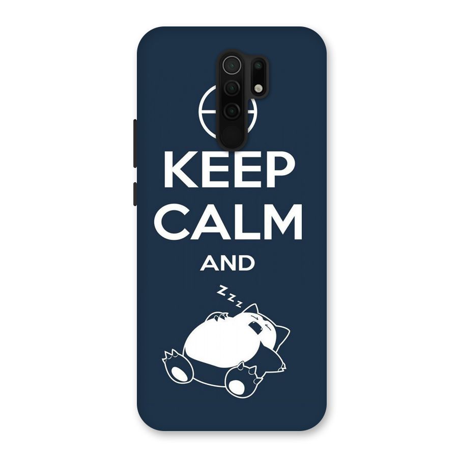 Keep Calm and Sleep Back Case for Poco M2