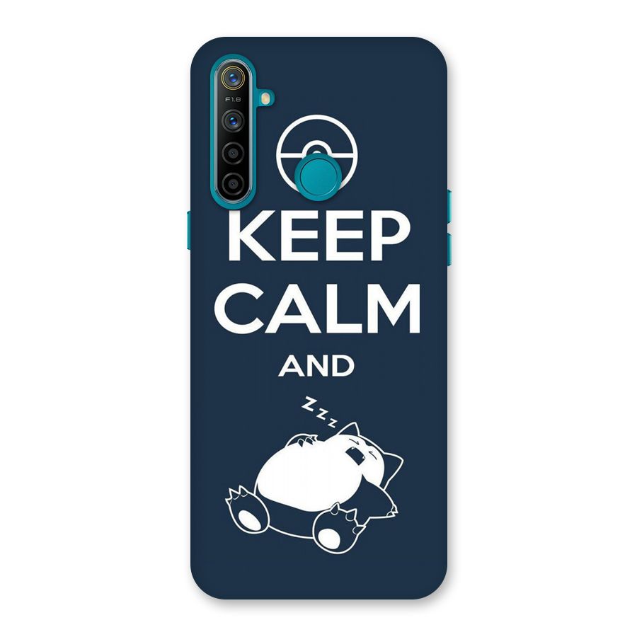 Keep Calm and Sleep Back Case for Realme 5i