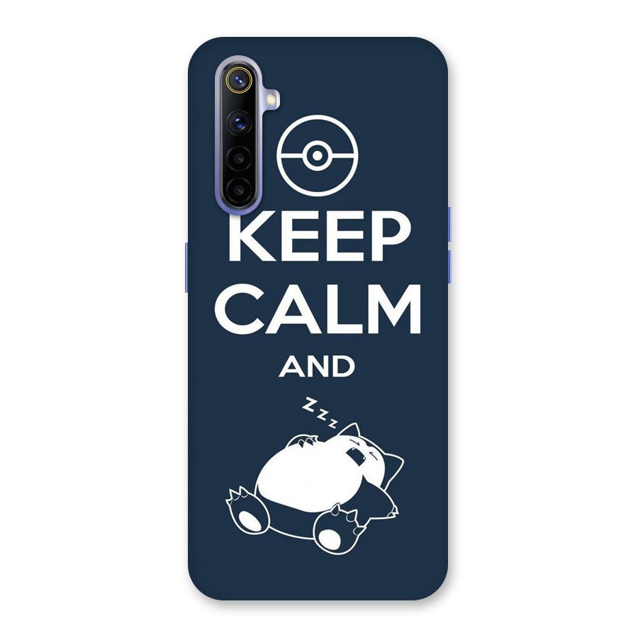 Keep Calm and Sleep Back Case for Realme 6i
