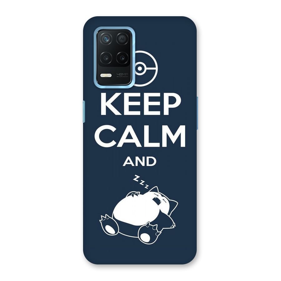 Keep Calm and Sleep Back Case for Realme 8s 5G